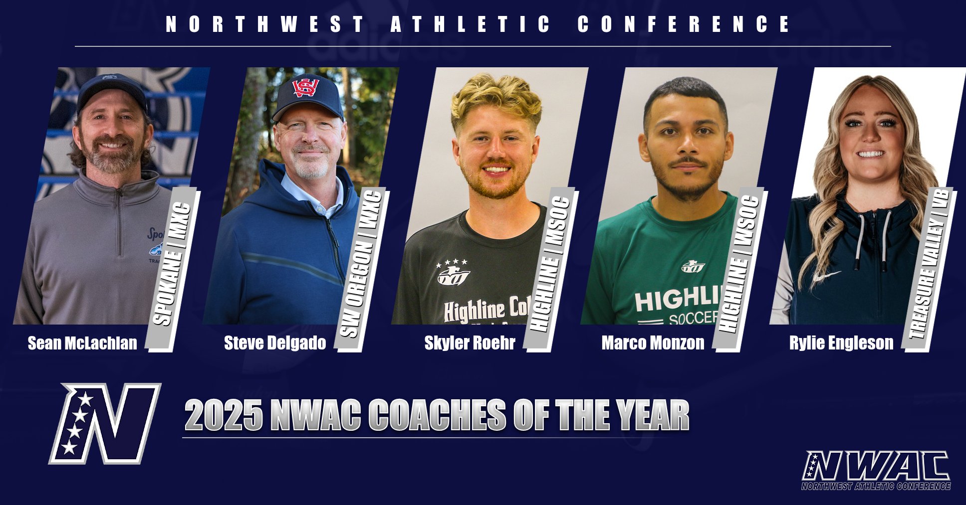 NWAC Announces 2025 Fall Coaches of the Year