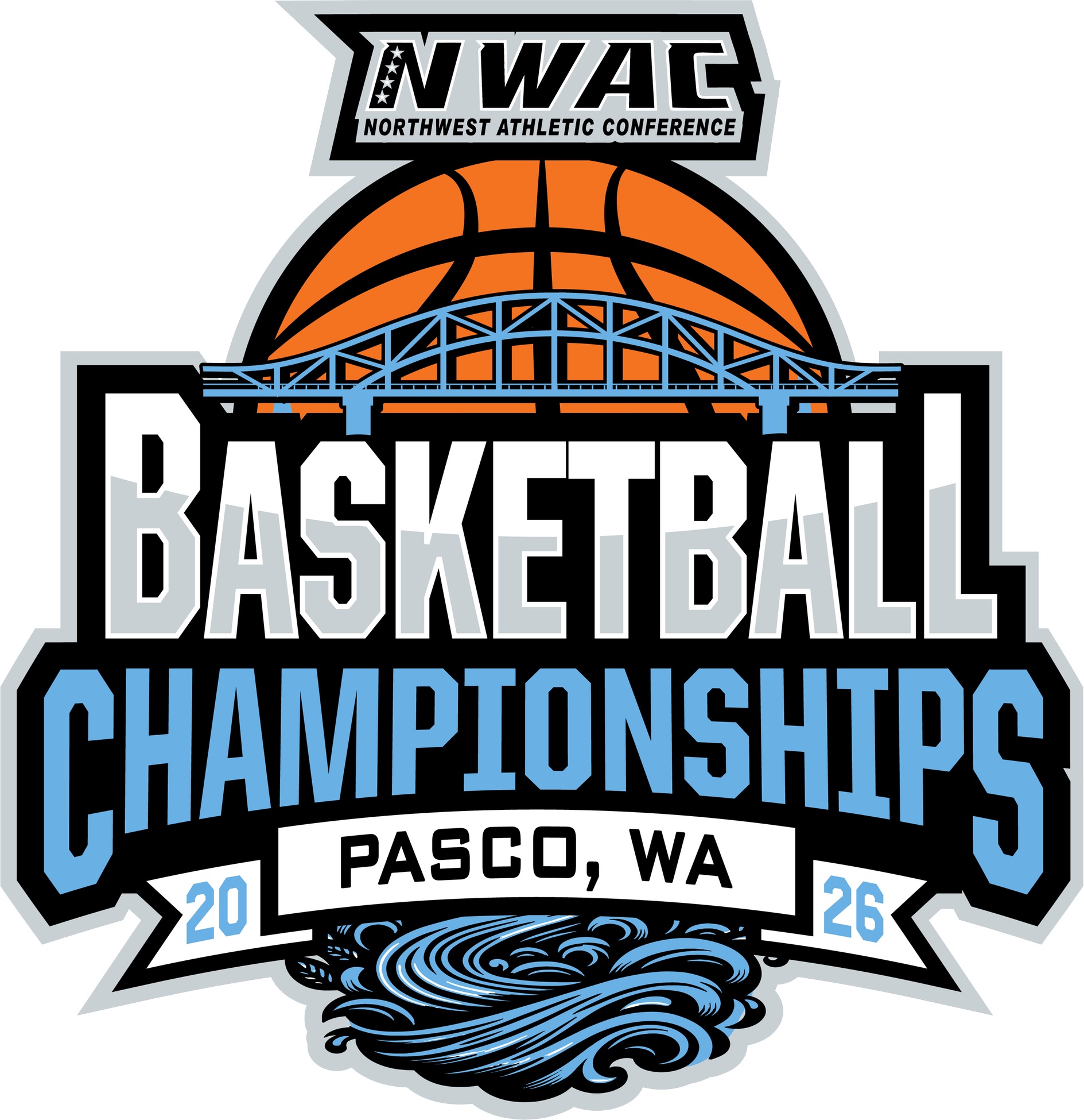 NWAC Basketball Championships Pasco WA logo